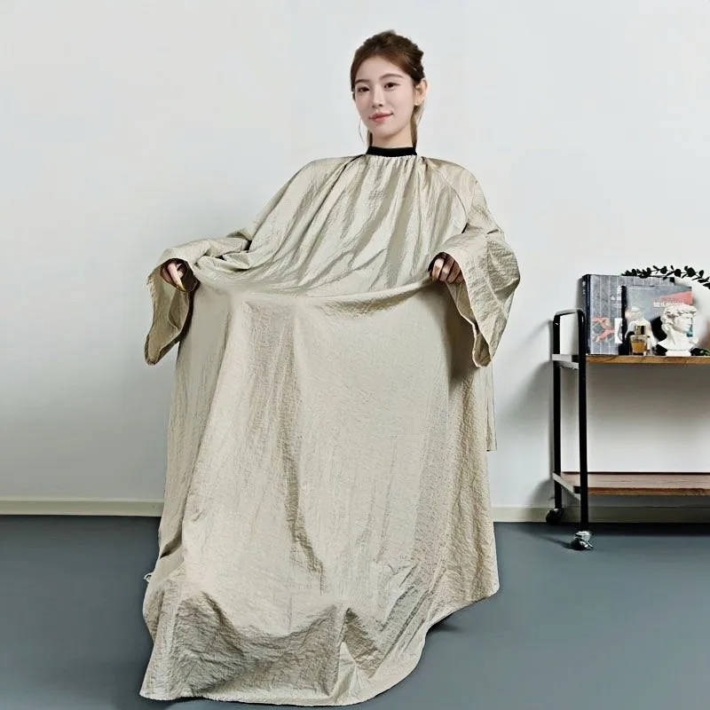 Breathable Anti-Static Professional Barber Cape Apron  Barbershop Wai Cloth Styling Accessories Hair Salon Supplies Guest Robe