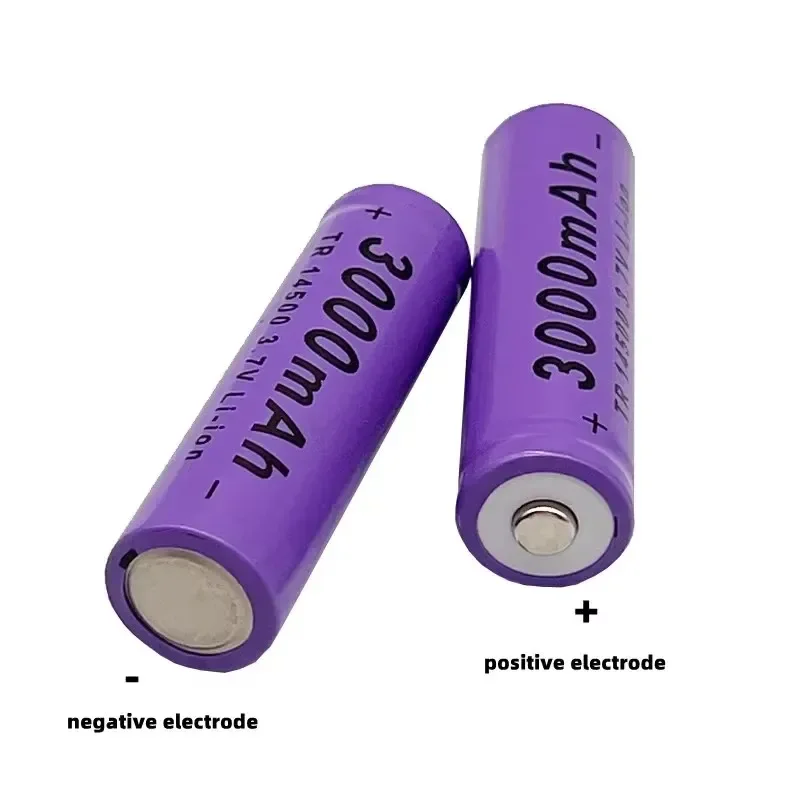 14500 lithium battery 2024 100% The latest  3.7V 3000mAh rechargeable battery for LED flashlight toy+charger