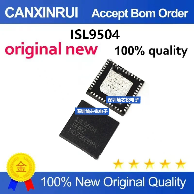 (5-100pieces)Brand new original in-stock ISL9504BHRZ ISL9504 QFN