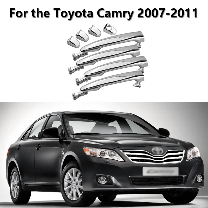 

Suitable for Toyota Camry 2007-2011 4Runner 2003-2009 Door Handle Exterior Front Rear Left Right Replacement