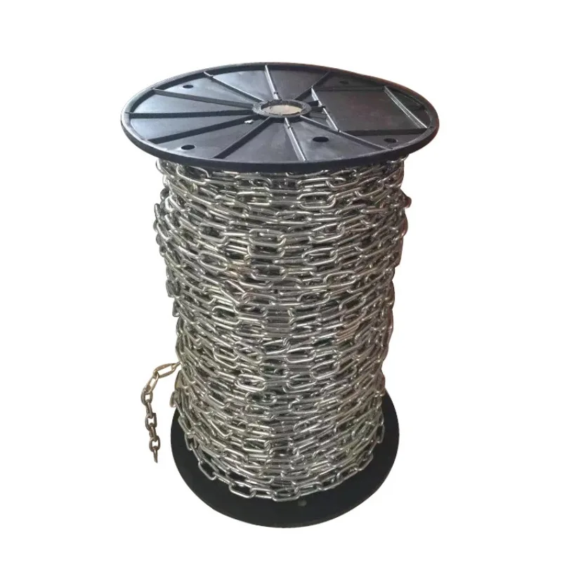 

Welded chain, manganese steel chain, lifting iron chain