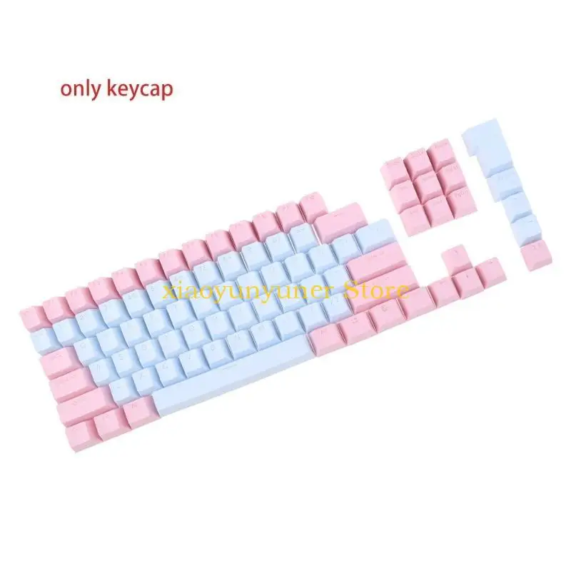 P9JB Mechanical Keyboard ABS Cover 87 Shaft Keys Mixed Color Light Colorful LED Effect Water Proof Electronic Gaming Keyboard