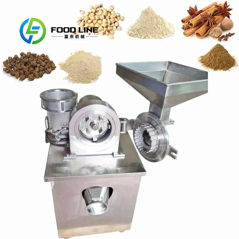 Customized Factory Supply Multifunctional Grinding Milling Machine for Wheat Spice Turmeric Cassava Leaves Mushroom