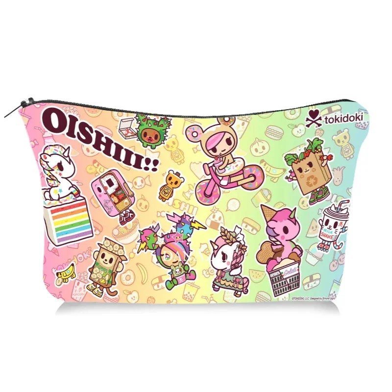 Tokidoki Makeup Pencil Case Gift for Girls Stationery Supplies Storage Bags Travel Toiletry Pouch