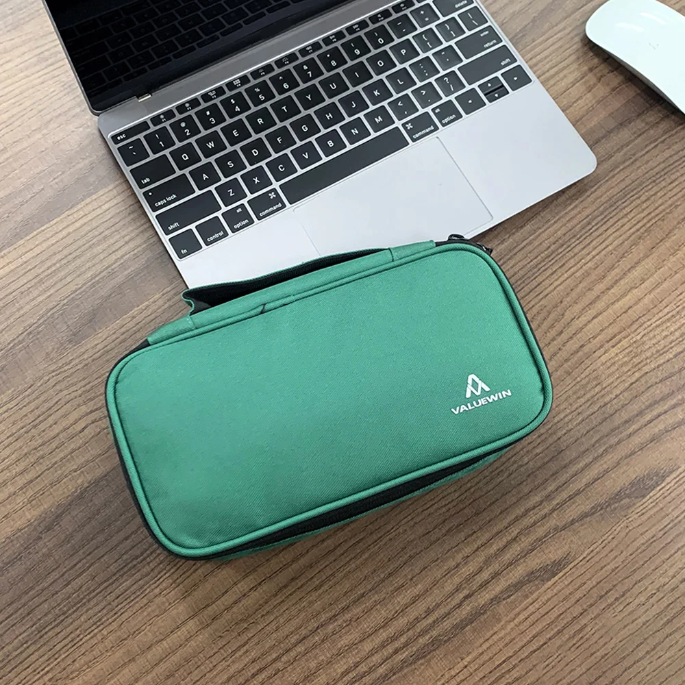 Sac organisateur de câbles, pochette d'accessoires électroniques portables, chargeur, câble de données, mallette de rangement de voyage avec plusieurs compartiments