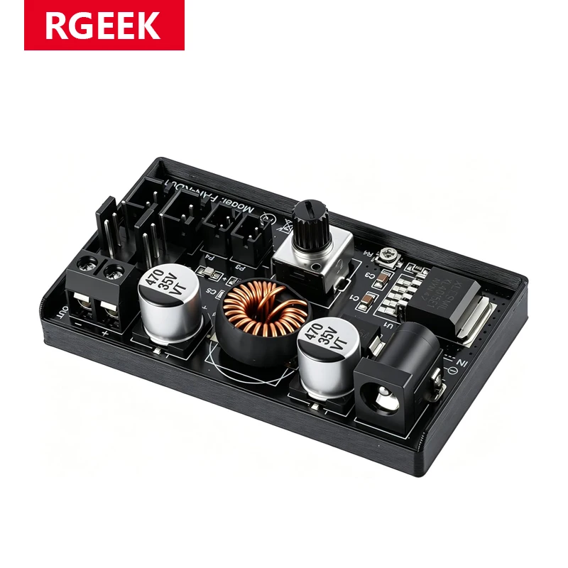 controlador-de-velocidade-para-ventiladores-de-pc-rgeek-12v-max-40w-para-ventiladores-de-2-e-3-pinos-entrada-dc5525-12-26v-saida-ajustavel-de-125v-125v