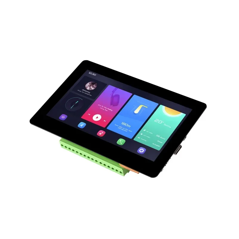 لوحة تطوير GB, IPS ", LCD, HMI, GUI, Type B, bit × ong, 5-Point Touch, 32-bit, LX7, معالج ثنائي النواة