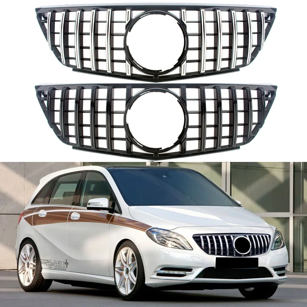 

Front Grill Center Hood Modified Grille Vent Bumper For Mercedes-Benz B-Class W245 B150 B160 B170 180 B200 2009 2010 2011