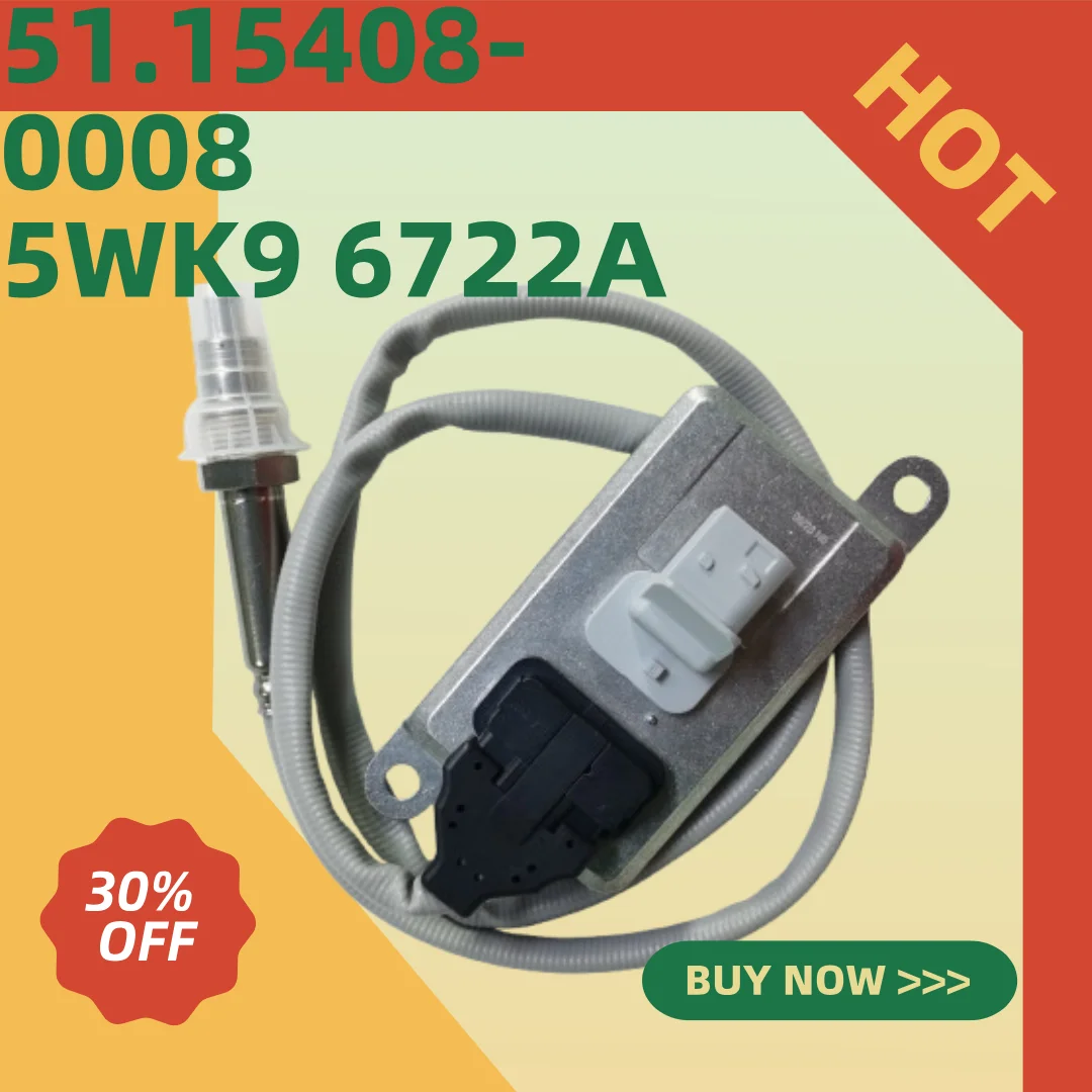 Hot Sale European Truck Parts 24V Nitrogen Oxide Sensor 5WK9 6722A Nox Sensor 51.15408-0008