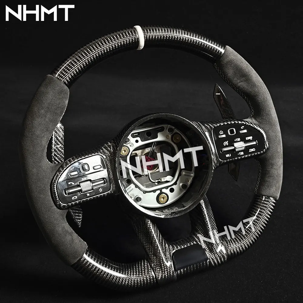 Customized Steering Wheel Fit For Mercedes Benz AMG W205 W204 G55 G500 W212 W463 C63 S63 CLS63 E63 2006-2018