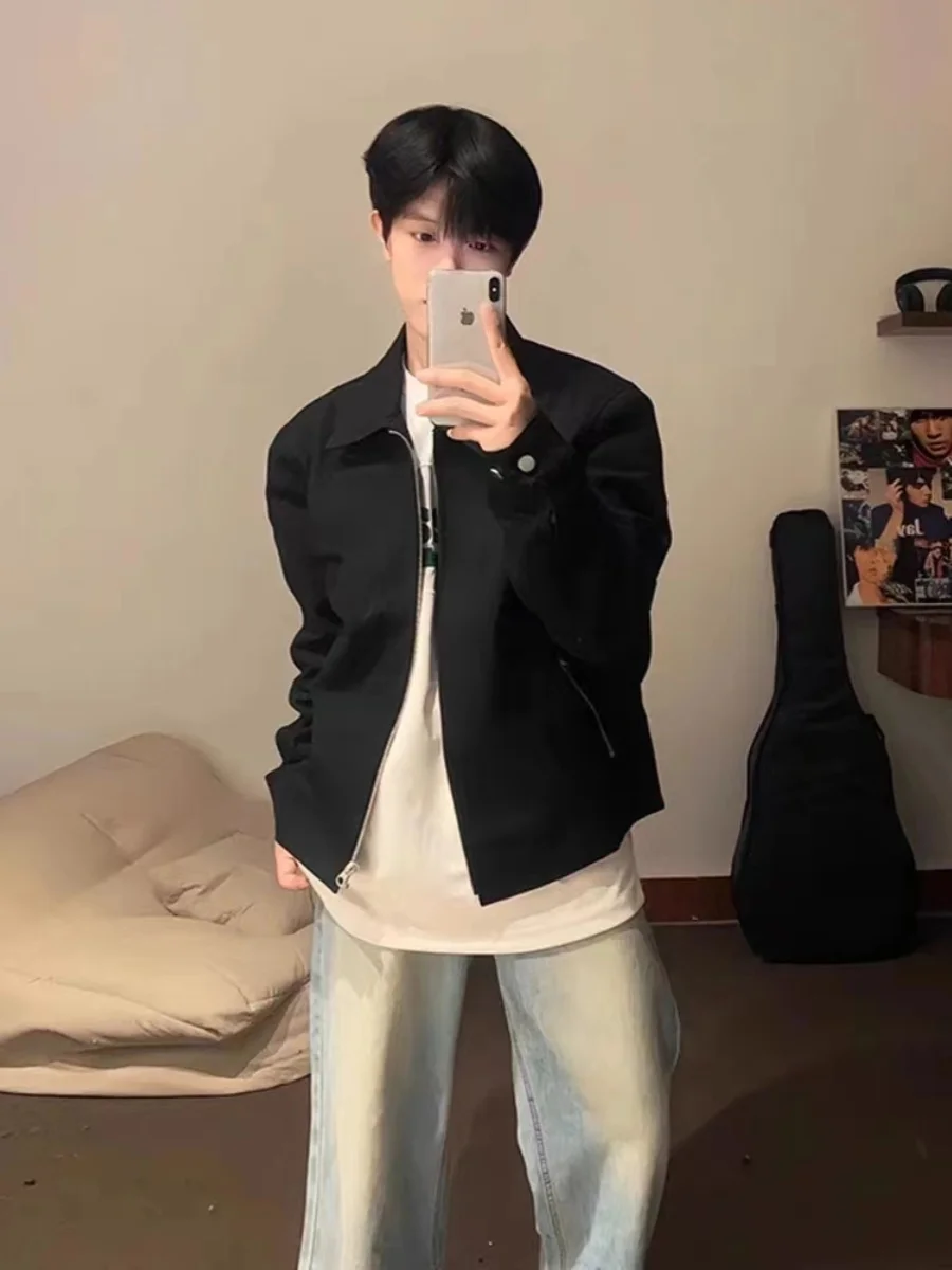 

Мужская куртка-пилот Bla ort: весенне-осенняя, в американском уличном стиле, Cleanfit Haome Top High Sensation Flight Coat