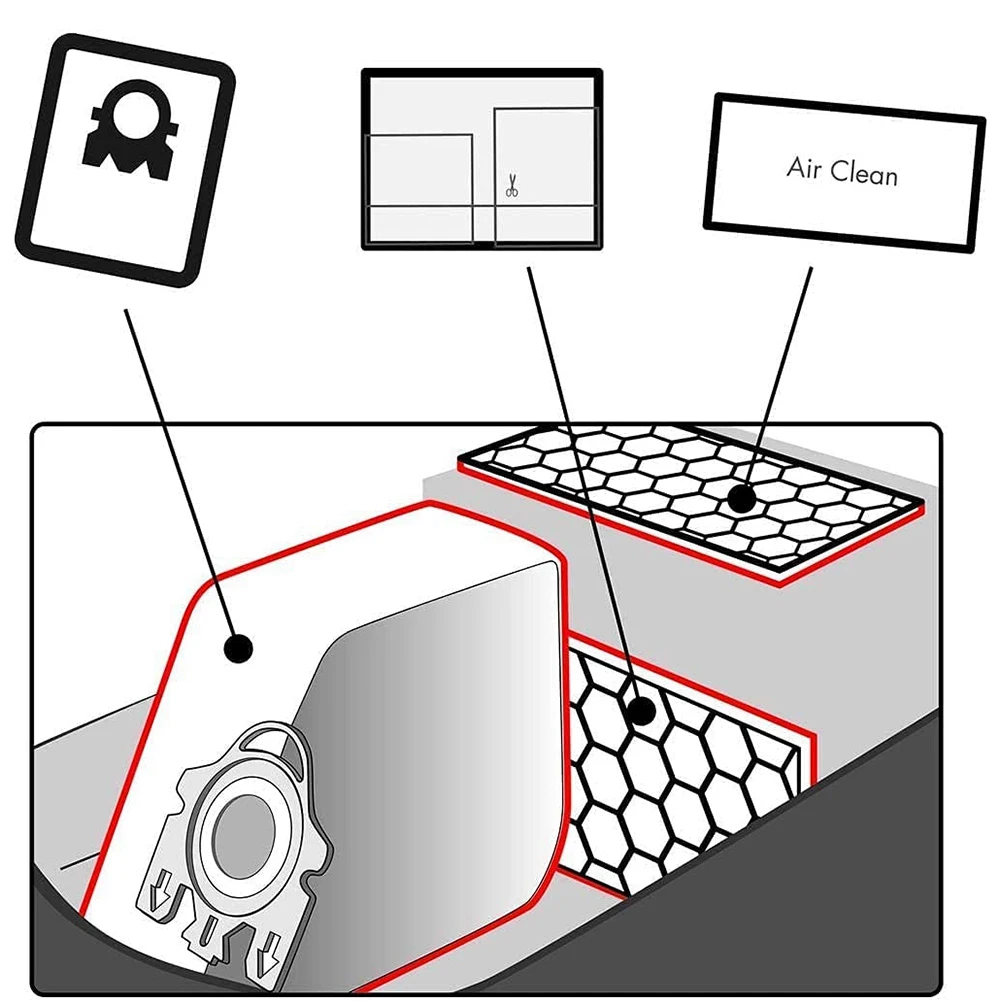 Worki do odkurzacza do odkurzacza Miele GN kompletne C3, kompletne C2, klasyczne C1, S400, S600, S800 torebki próżniowe odkurzane torby