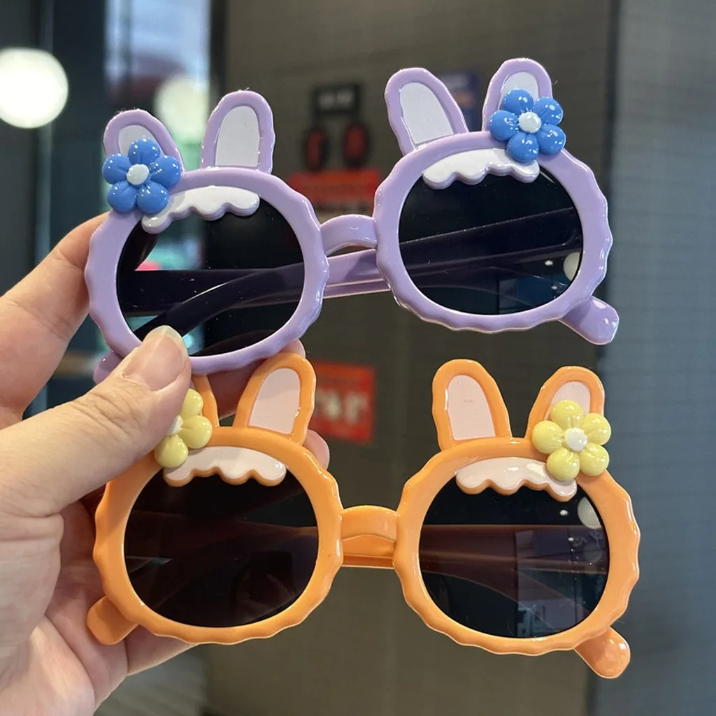 Kids Sunglasses Colorful Uv400 Sunglasses Foldable Kids Sun Glasses Unisex Cartoon Kids Shades For Outdoor Travel Sports Party