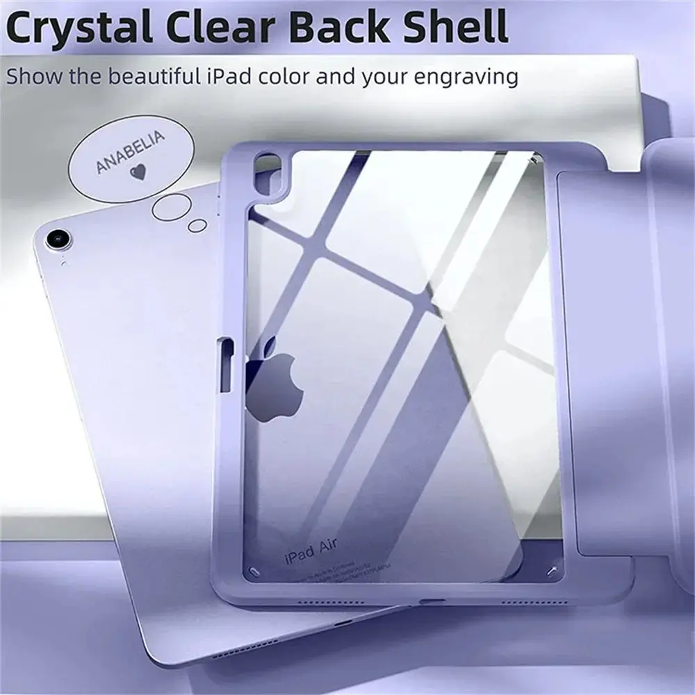 2026 New Acrylic HD Case For iPad A16 Pro M5 Air 13 11 12.9 11 10 9 8 7 6 5 4 Th Generation M3 M2 M4 Inch Shockproof Clear Funda