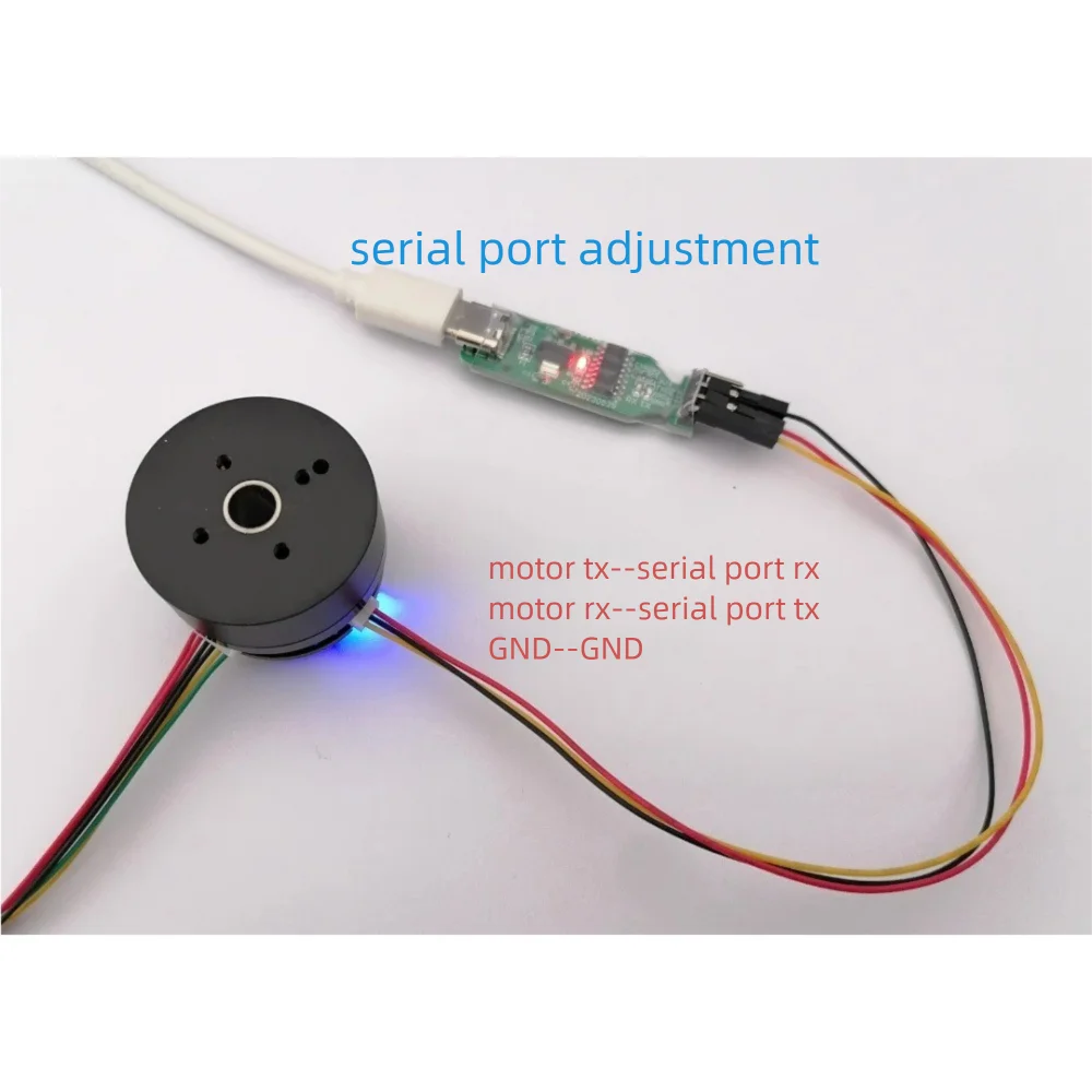 JC2804 Drive and Control Integrated Small PTZ Motor DC Brushless Motor FOC Driver 7-16V High Precision Magnetic icEncoding Motor