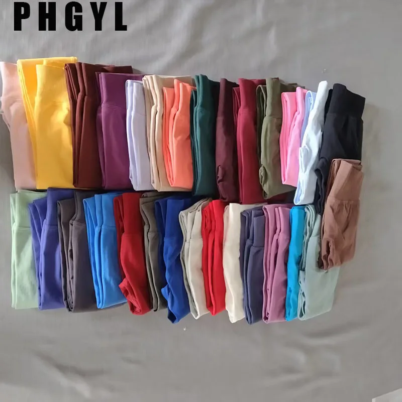

Леггинсы PHGYL Impact, бесшовные леггинсы для йоги, женские леггинсы для занятий спортом на открытом воздухе, велоспорта, бега, йоги, фитнеса, спортивные брюки с низким ребристым поясом, высокая эластичность