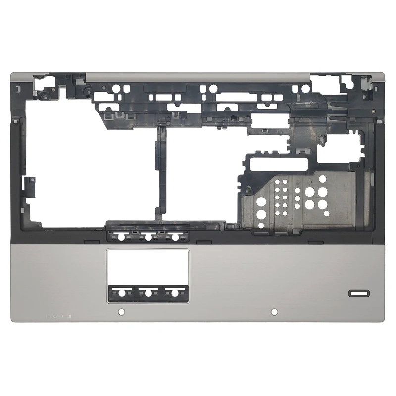 NEW Laptop Palmrest/Bottom Case For HP 8540P 8540W Upper Case With Fingerprint Silver/Gray