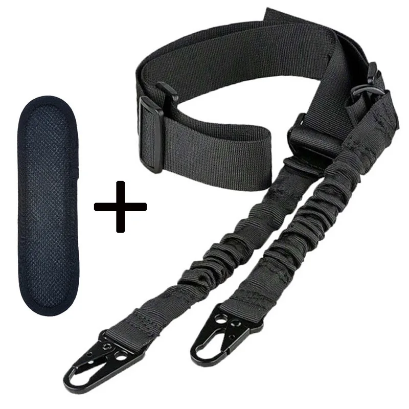 Taktische Gun Sling Zwei Punkte Gewehr Sling Einstellbare Länge Multi-Mission Strap für AR AK Gewehr Universal QD Sling Outdoor