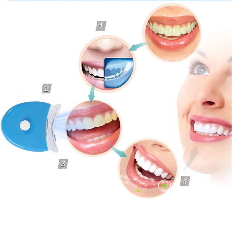 ไฟฟอกสีฟัน LED แสงฟอกสีฟันสีฟ้ - Teeth Whitening Uv Kit บทวิจารณ์และราคา