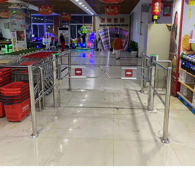Silindir Salıncak Bariyer Kapısı Turnike Giriş Çıkış Kontrol Sistemi Paslanmaz Çelik IP67 Süpermarket Verimli Yönetim
