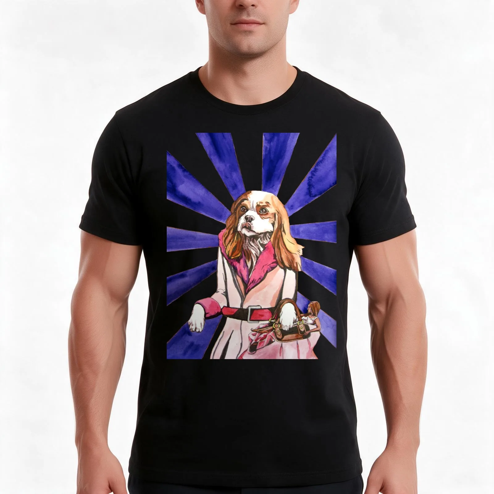 Parallel Universe T-Shirt, Summer Casual Cotton Tee, Oversized Streetwear Tops, Vintage Graphic Print, Loose Fit Short Sleeve