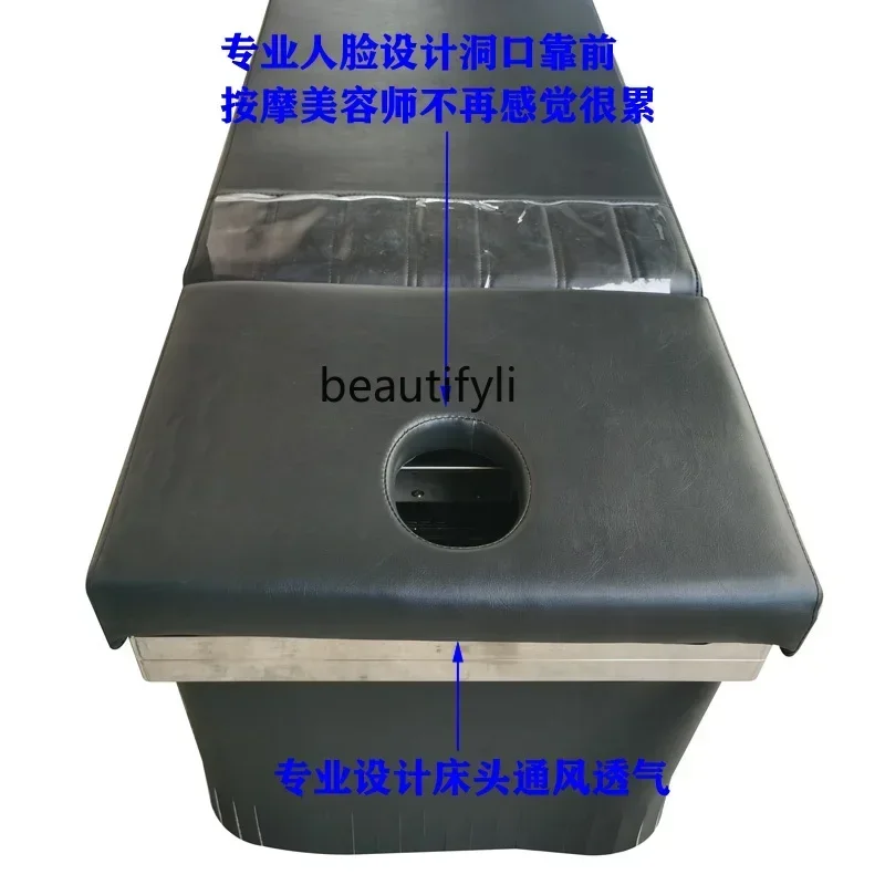 zGxxzLying كرسي شامبو تايلاندي بالكامل، حامل حوض من الفولاذ المقاوم للصدأ، استعادة الشعر، متعدد الوظائف، متكامل للوجه