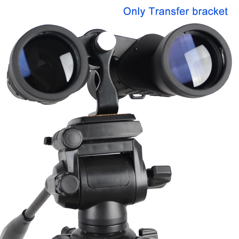 Metal Stabilizing Monocular Binocular Telescope Tripod Mount L Type Portable Reduce Burden Transfer Bracket Adapter