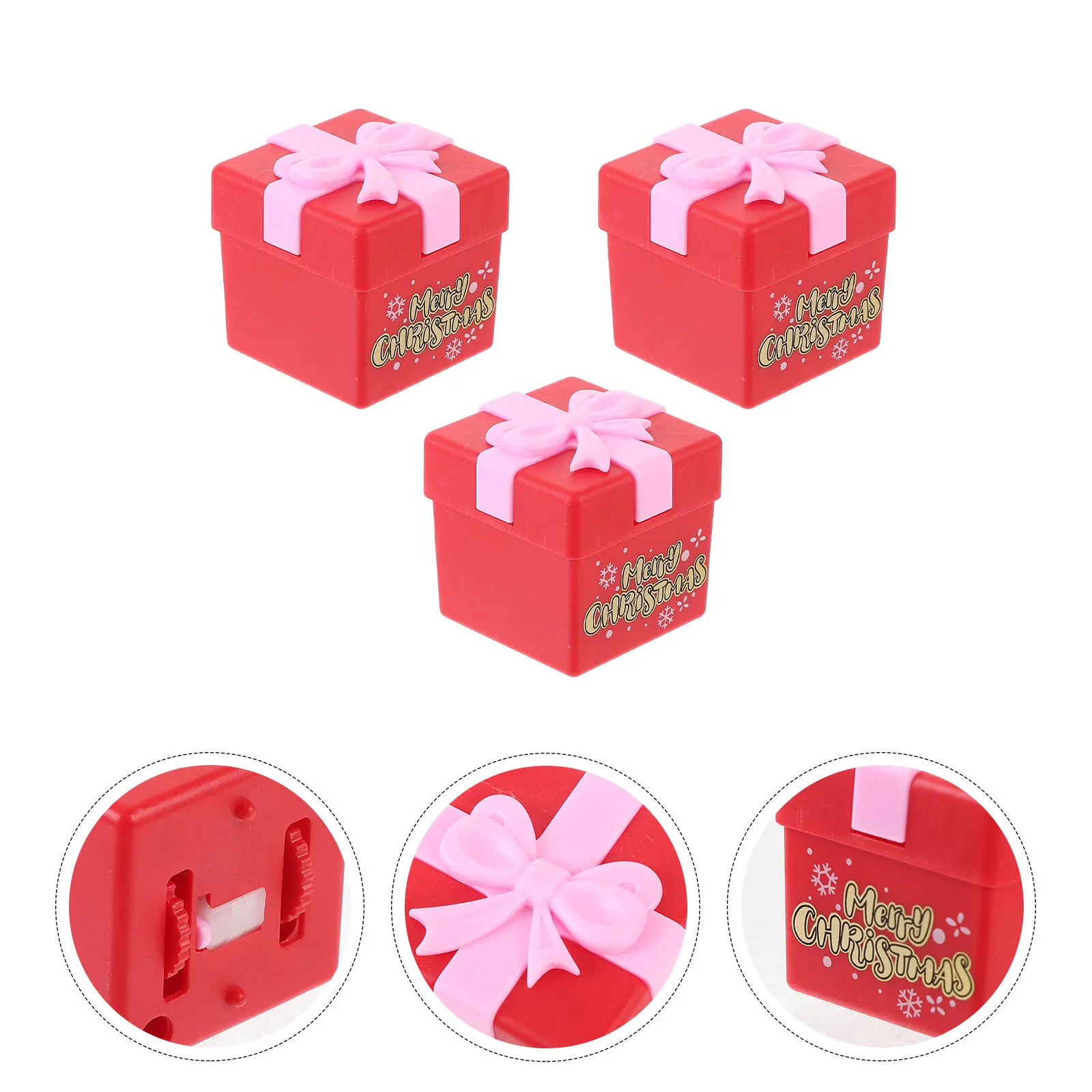 3 قطعة عيد الميلاد تحت عنوان يختتم عقارب الساعة لوازم الحفلات هدايا عيد الميلاد الجدة المشي عناصر عيد الميلاد يختتم اللعب ألعاب الهالوين