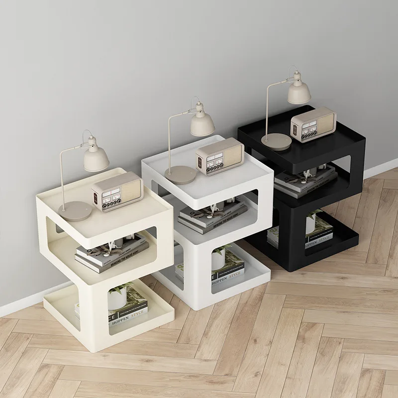 

Bedside table Modern simple small side few bedside storage cabinet Light luxury high-end narrow side multi-functional locker