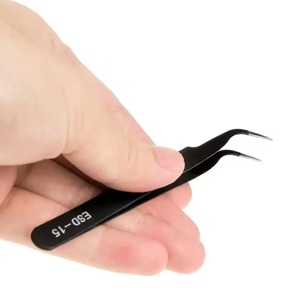 1PCS Edelstahl Gebogene Gerade Augenbraue Falsche Wimpern Pinzette Nail art Verlängerung Make-Up-Tool Wimpern Pinzette