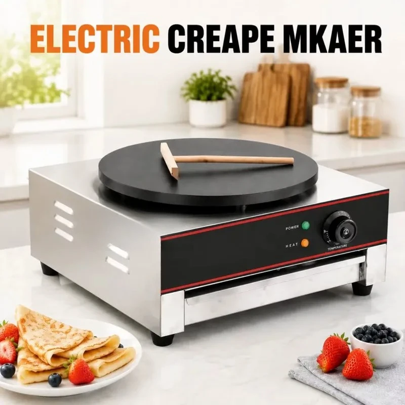 Commercial LPG Gas Pancake Machine Crispy Snack Maker Equipment