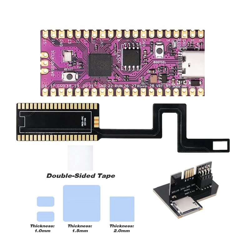 ل-NGC-Picoboot-FPC-Flex-Cable+SD2SP2-Pro-Adapter-Kit-For-Raspberry-Pi-Pico-For-Gamecube-NGC-Game-Console-DOL-001 Y47A
