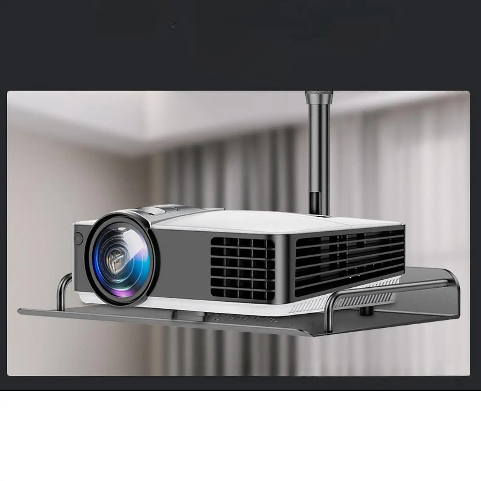 Projector Ceiling Mount Tray Camera Projector Support Bracket Installation Stand Wall Mount for Video Conferencing 40-80cm