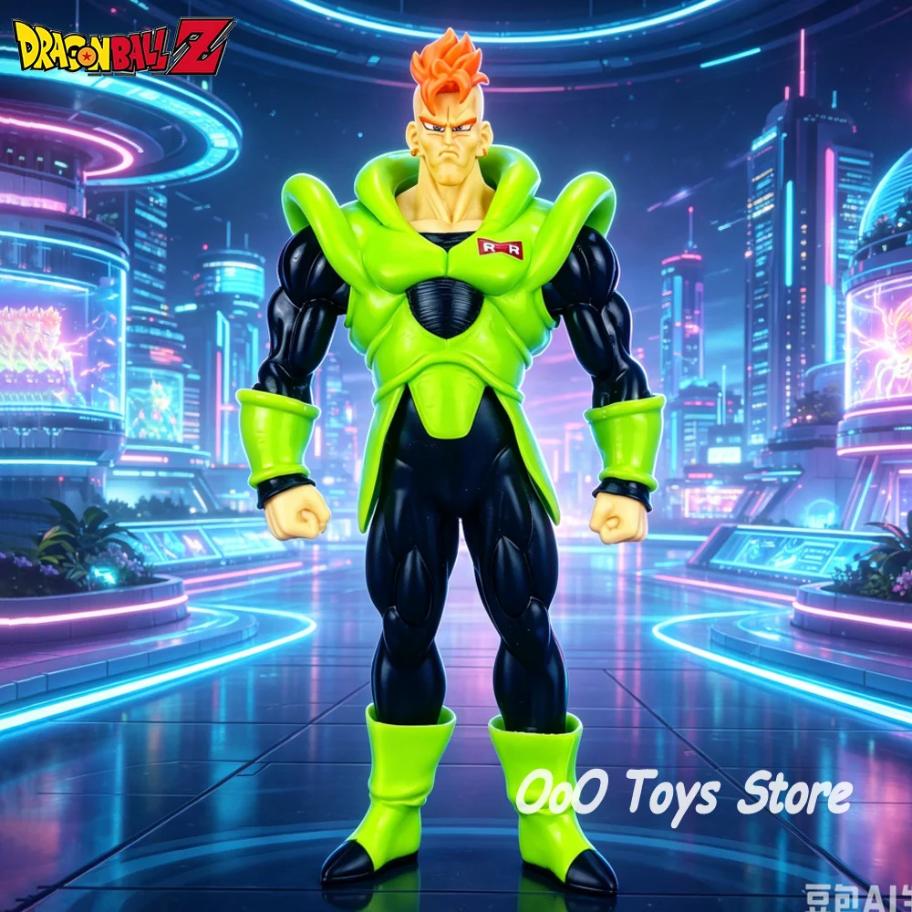 Anime Dragon Ball Z Figure ANDROID 16 Action Figures Pvc Statue Desktop Ornamen Collection Model Toys Gifts 21.5cm/8.46in