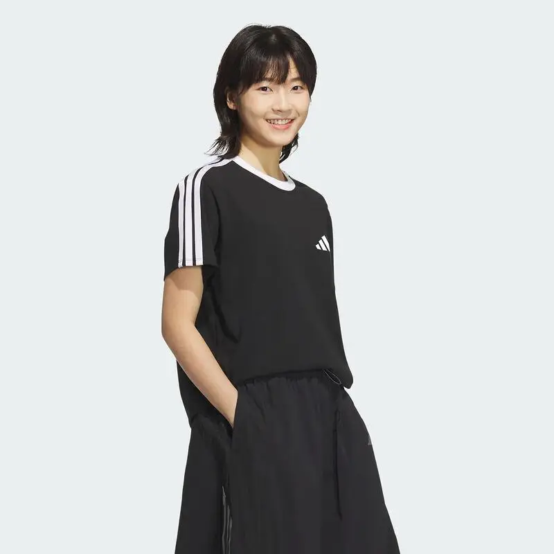 

Adidas Повседневная спортивная футболка для женщин Дышащий летний топ с короткими рукавами