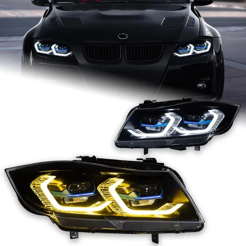 26 StyleCar Styling Head Lamp For BMW E90 2005-2012 320i 318i 323i 3 Series LED Headlight DRL Hid Bi Xenon Auto Accessories