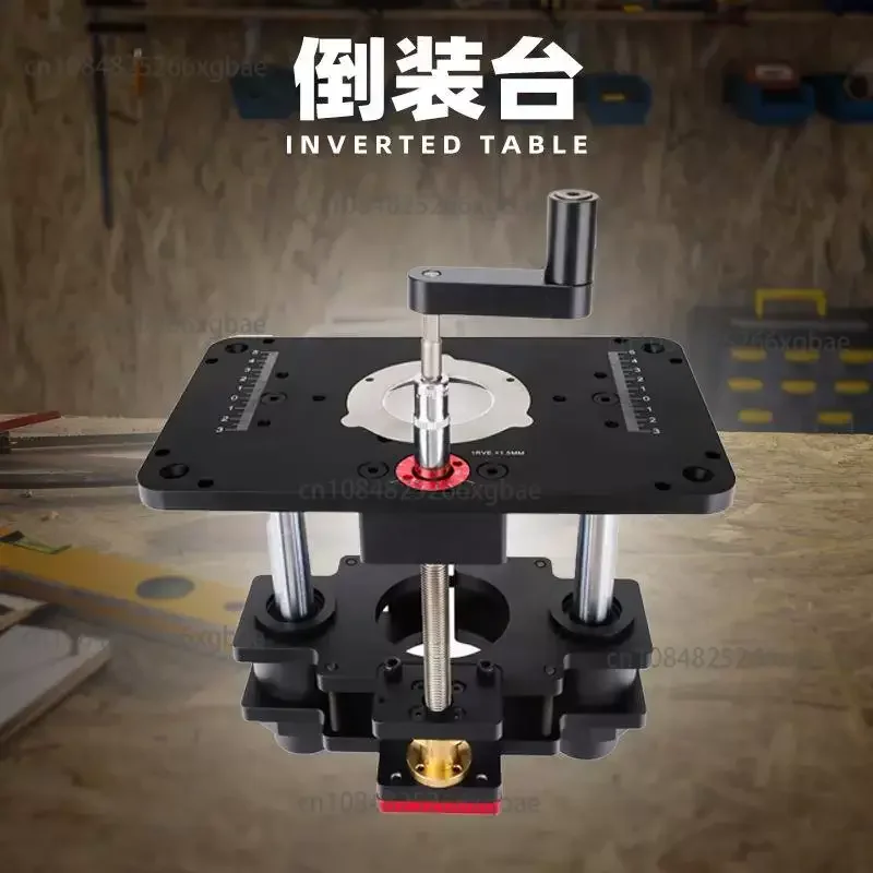 

GD709 Trimming Machine Flip-flop Lifting Woodworking Table Bakelite Milling Small Gong Machine Edge Slotting Engraving Table