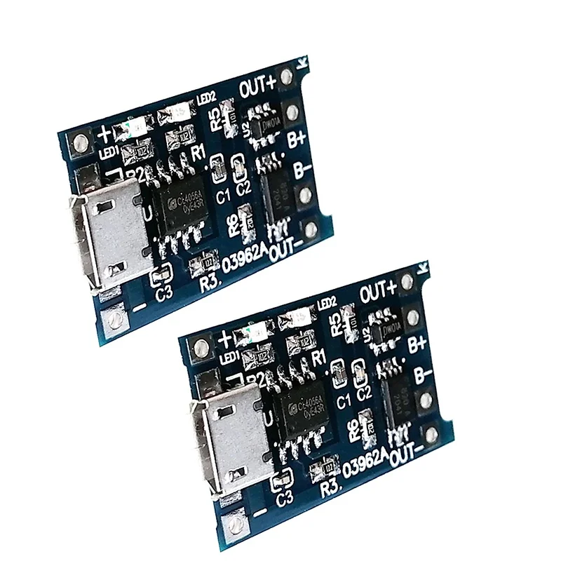 TP4056 Type-C Micro Mini USB Charger Module For DIY Battery Charging Board 18650 Lithium Protection Board 5V 1A Dual Functions