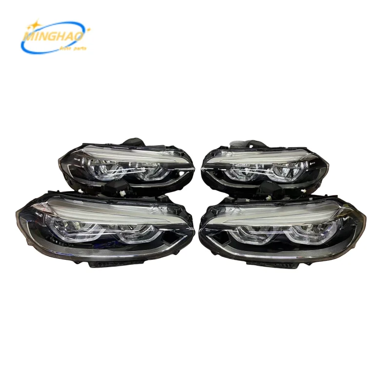For 1 Series F20 F52 Complete Front Bumper Body Kit Includes Nose Headlights and Fender Hood Removal Parts Condition