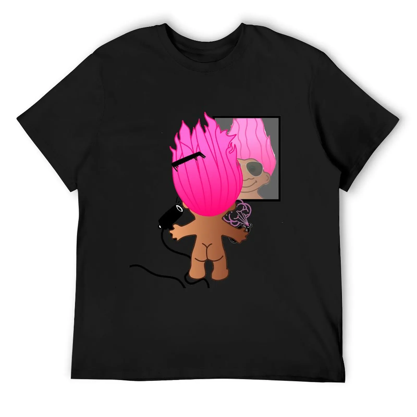 

troll doll T-Shirt funny gifts plain anime clothes custom shirt Short sleeve tee men