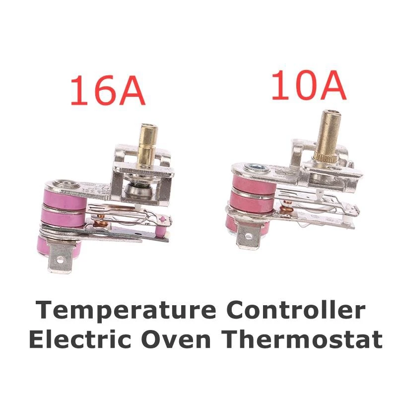 10A/16A Temperature Controller Electric Oven Thermostat Hole Oven Repair Parts Thermostat Temperature Switch