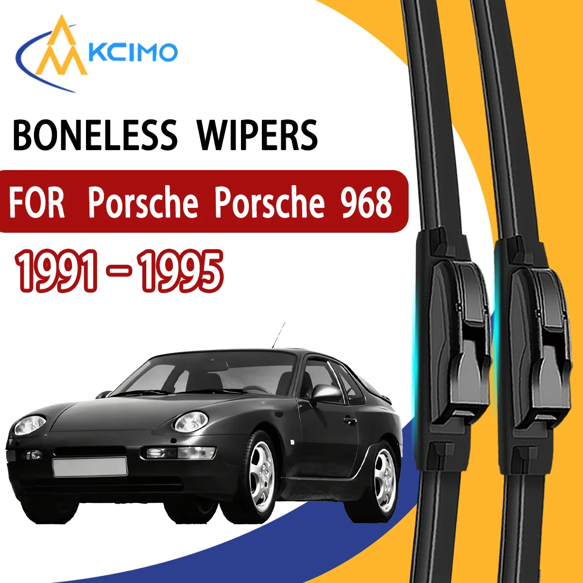 

2Pcs Front Windshield Wiper Blades For Porsche Porsche 968 1991–1995 Windscreen Window Car Accessories