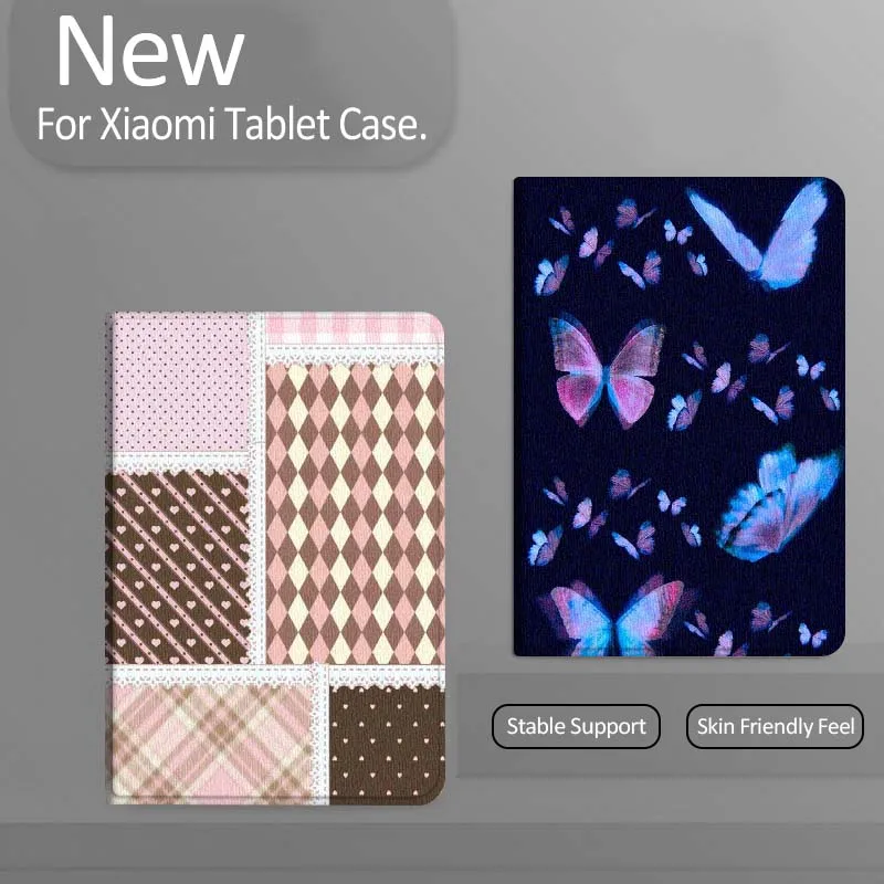 

Colorful Butterfly Pattern Tablet Case For Xiaomi Redmi Mini Pad SE K 2 4 5 6 7 8 2023 2025 11 8.8 11.2 10.1 Pro Gift