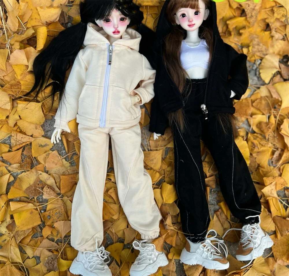 

Одежда для кукол BJD подходит для толстовки размером 1/6, спортивных штанов, жилета, спортивного костюма, аксессуаров для кукол (2 точки)