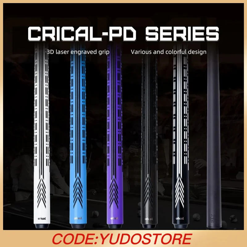 

CRICAL Carbon Fiber Pool Cue with PD Series Billiard Cue Stick for Professional Low Deflection Pool Sticks
