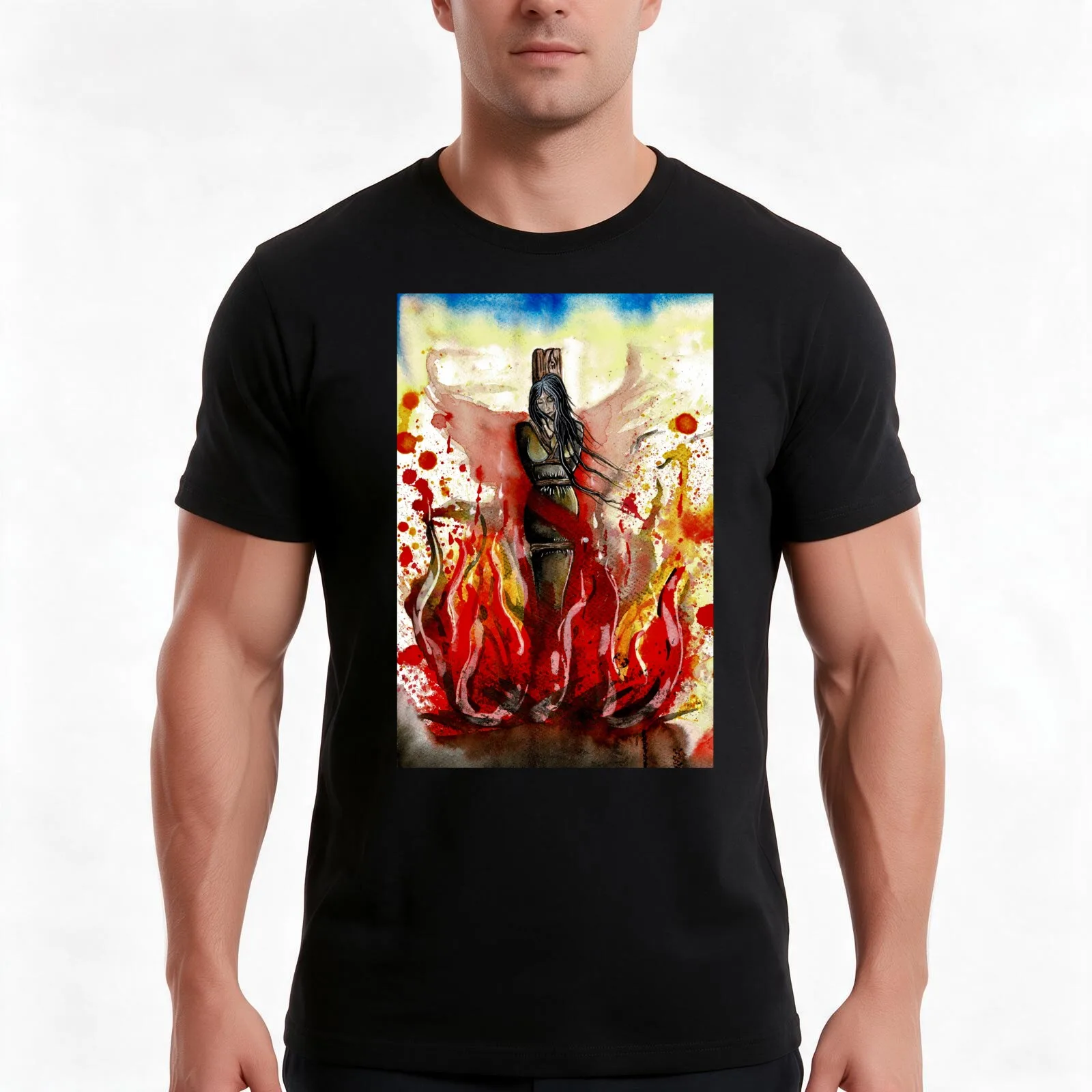 Adaptation T-Shirt, Summer Casual Cotton Tee, Oversized Streetwear Tops, Vintage Graphic Print, Loose Fit Short Sleeve