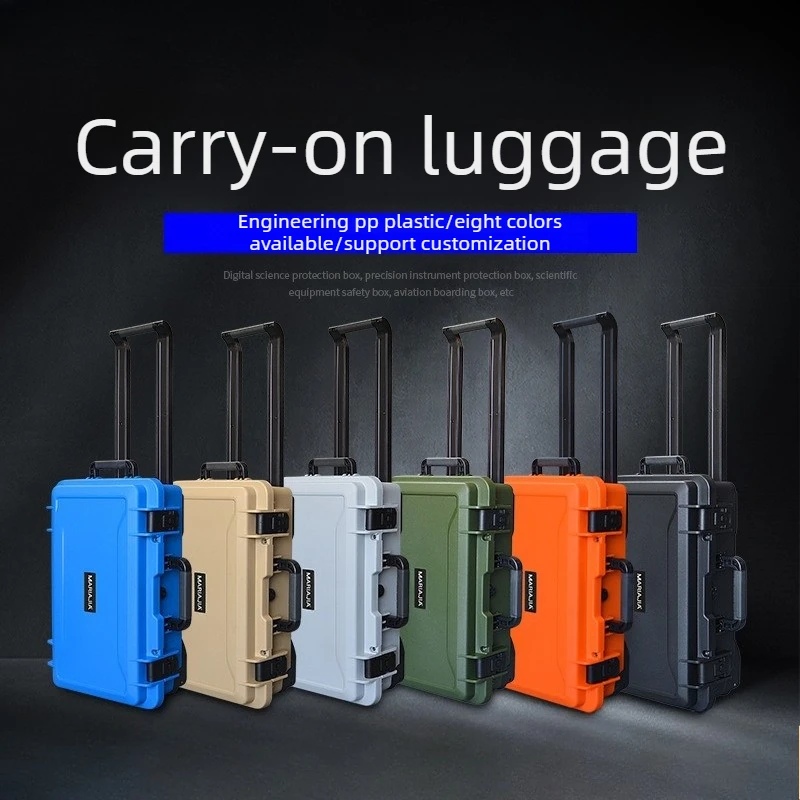 Photographic Equipment Camera Shot Protective Box Travel Swivel Wheels Luggage Box Large Capacity Allowed To Board Aircraft