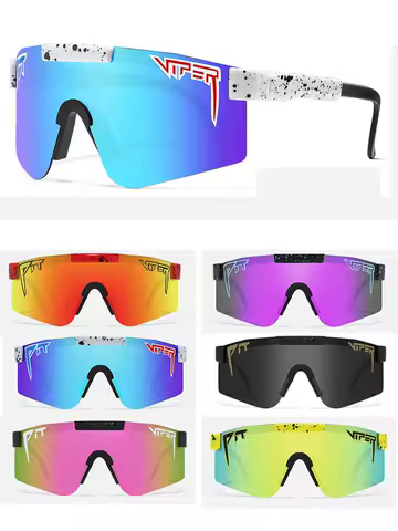 Pit Viper Cycling Glasses Outdoor Sunglasses MTB Men Women Sport Goggles UV400 Bike Bicycle Eyewear Without Box