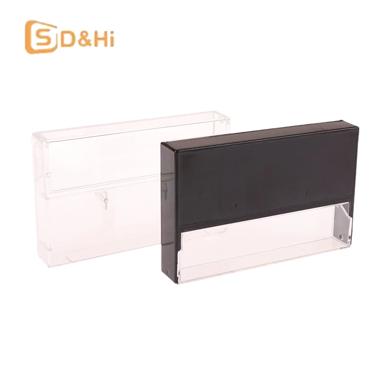 2Pcs Transparent Dustproof Cassette Box Recording Blank Cassette Case Audio Storage Box Radio Cassette 90 Cassette Storage Box