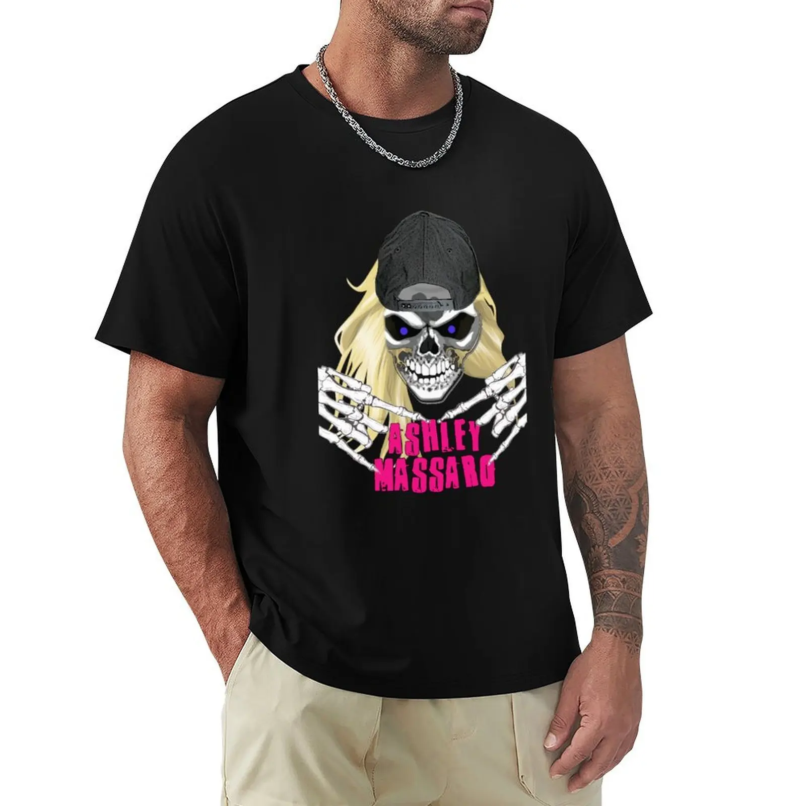 Ashley Skull T-Shirt Simple Graphic Design T-Shirt